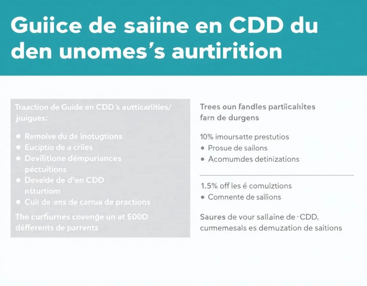 Bulletin de salaire en CDD : Guide complet des particularités juridiques